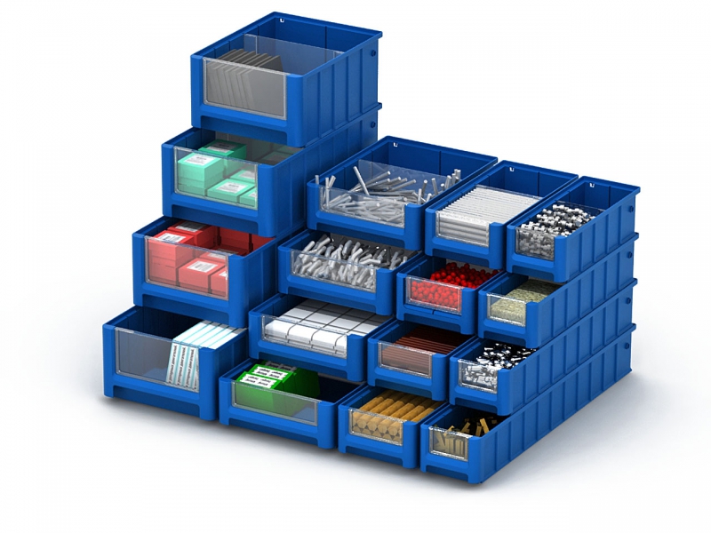 Контейнеры и ящики складские пластиковые