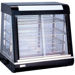 Витрина тепловая GoTech HW-60-1 (3 полки, 660х480х610мм, 1,84 кВт, 220-240В, 50-60 Гц, 33 кг)