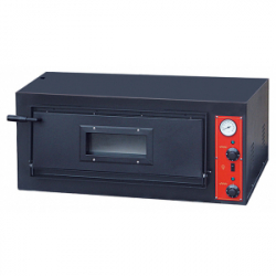Печь для пиццы GoTech HEP-1, 1секц,4*300мм,темп до 450С, (890х790х430мм,4,2 кВт,380В,50Гц,48кг)
