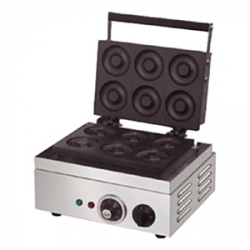 Аппарат для пончиков(донатов) GoTech HDM-06 (6 ячеек d40/80мм,385х410х320мм,1,5 кВт,220В,50Гц,8,5кг)