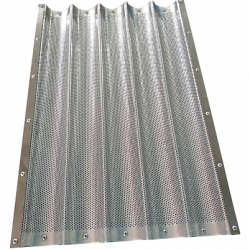 Противень алюмин.перф для багет BM-5 GoTech 600х400х43 мм,5 волн