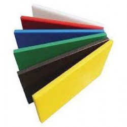 Доска разделочная 500х350х10мм GoTech, пластик (цвет - белый,зелены,красный)