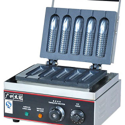 Аппарат для корн-догов GoTech EG-5X (5 ячеек 140х40х15мм,385х410х315мм,1,5 кВт,220В,50Гц,8,кг)