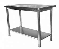 Столы производственные из нержавеющей стали на трубе